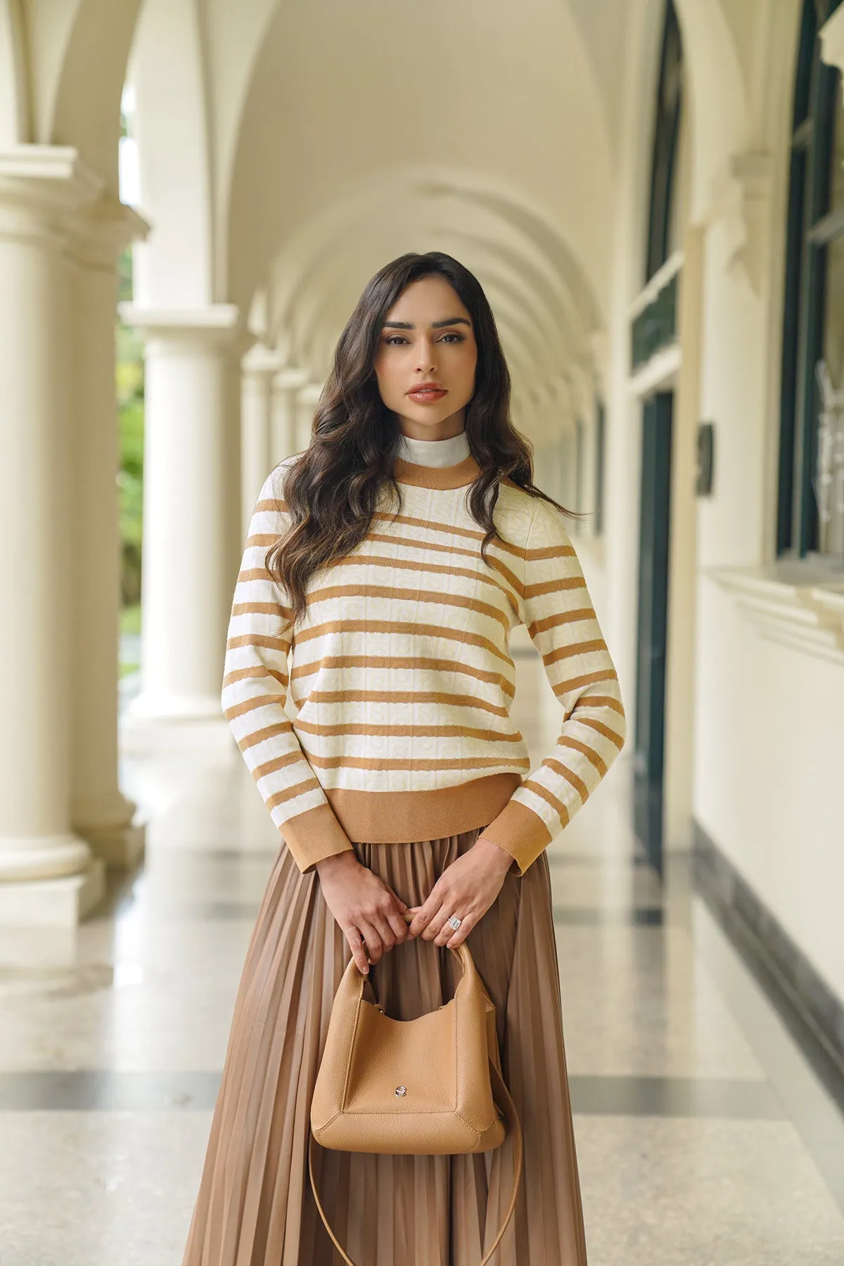 Barbara Monogram Sweatshirt - Royal
