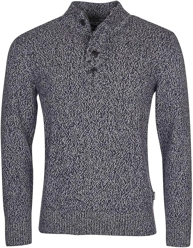 Barbour Mens Sid Half Zip Sweater