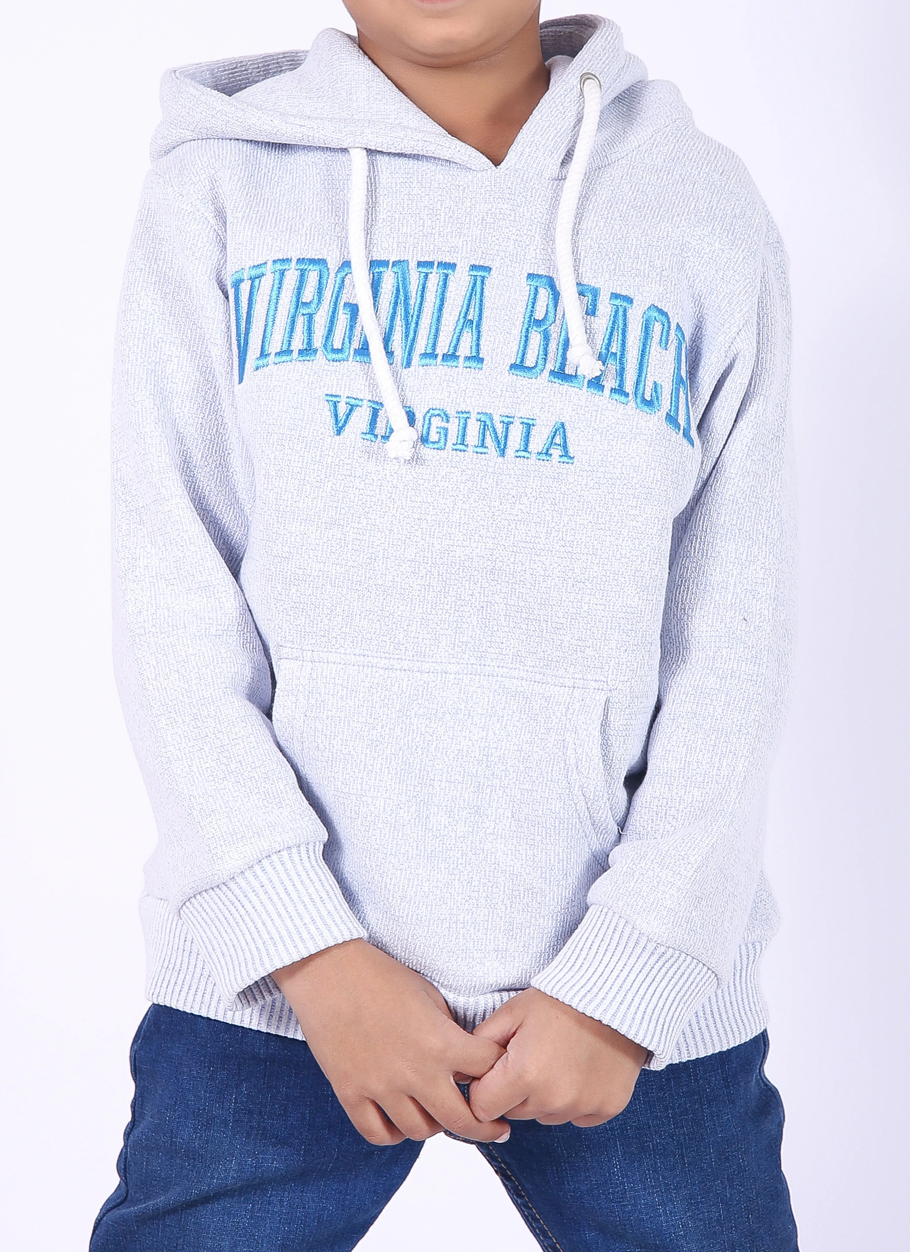 Boys Embroided Pullover Hoodie