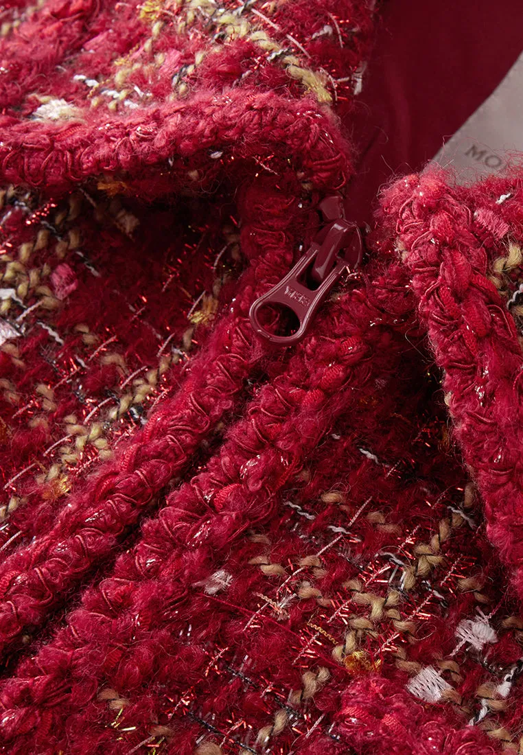 Braided-trim Patch Pocket Jacket
