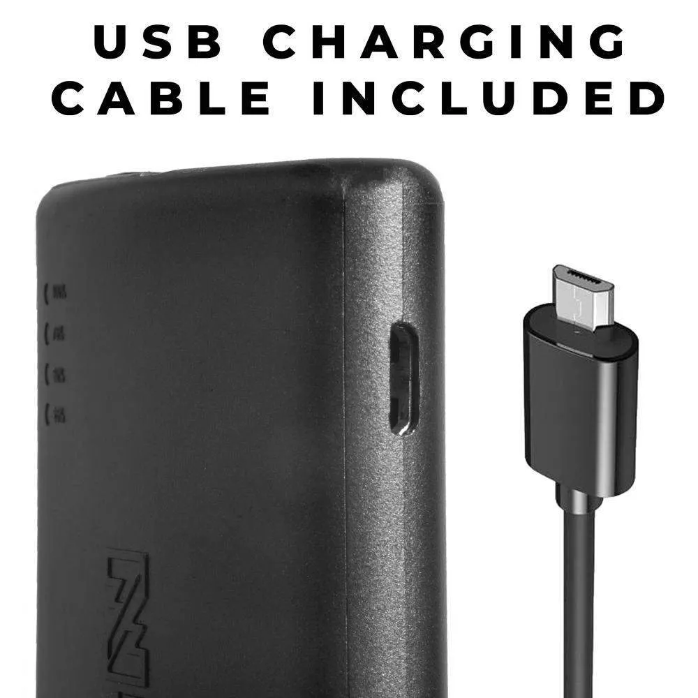 Clamshell Battery & Cable, 3.7V 2200mAh, Bluetooth, Grey, 2-Pack