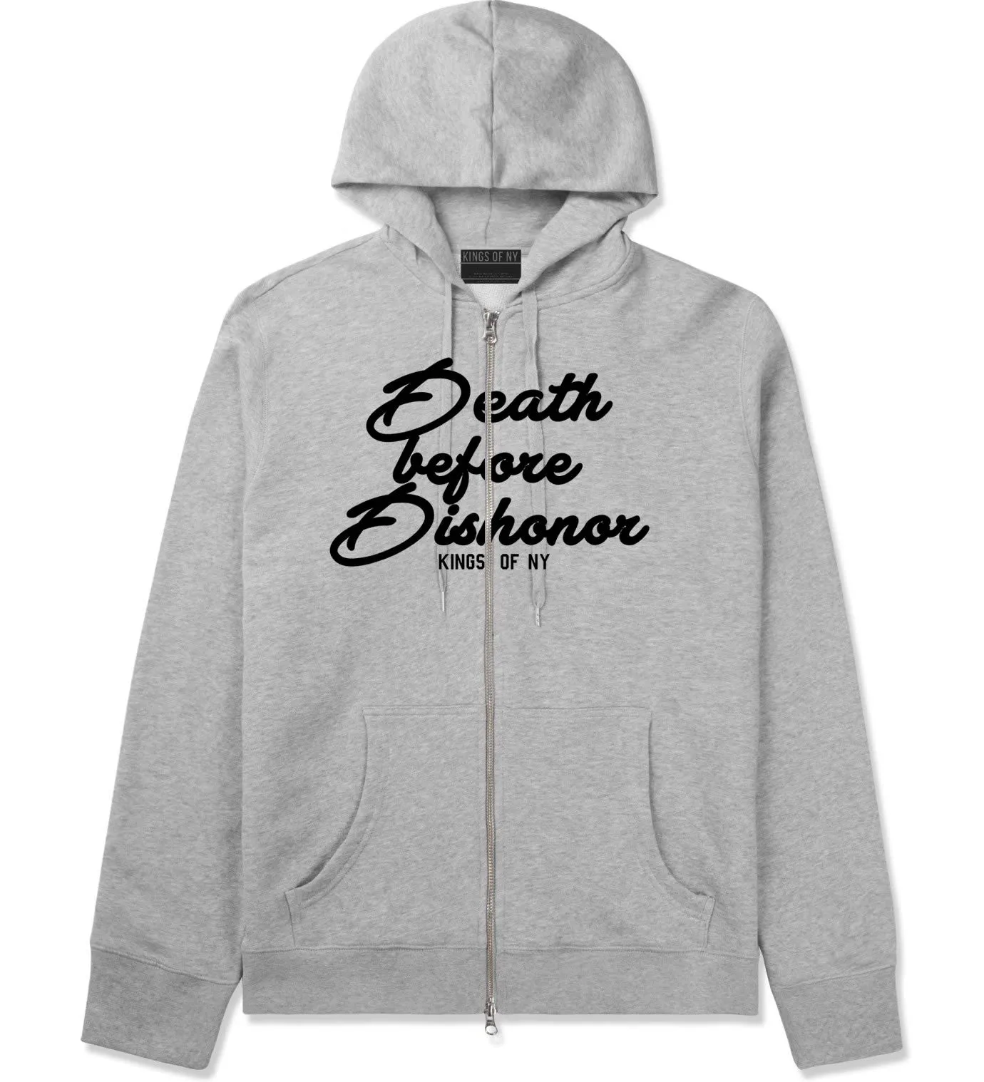 Death Before Dishonor Skulls Zip Up Hoodie