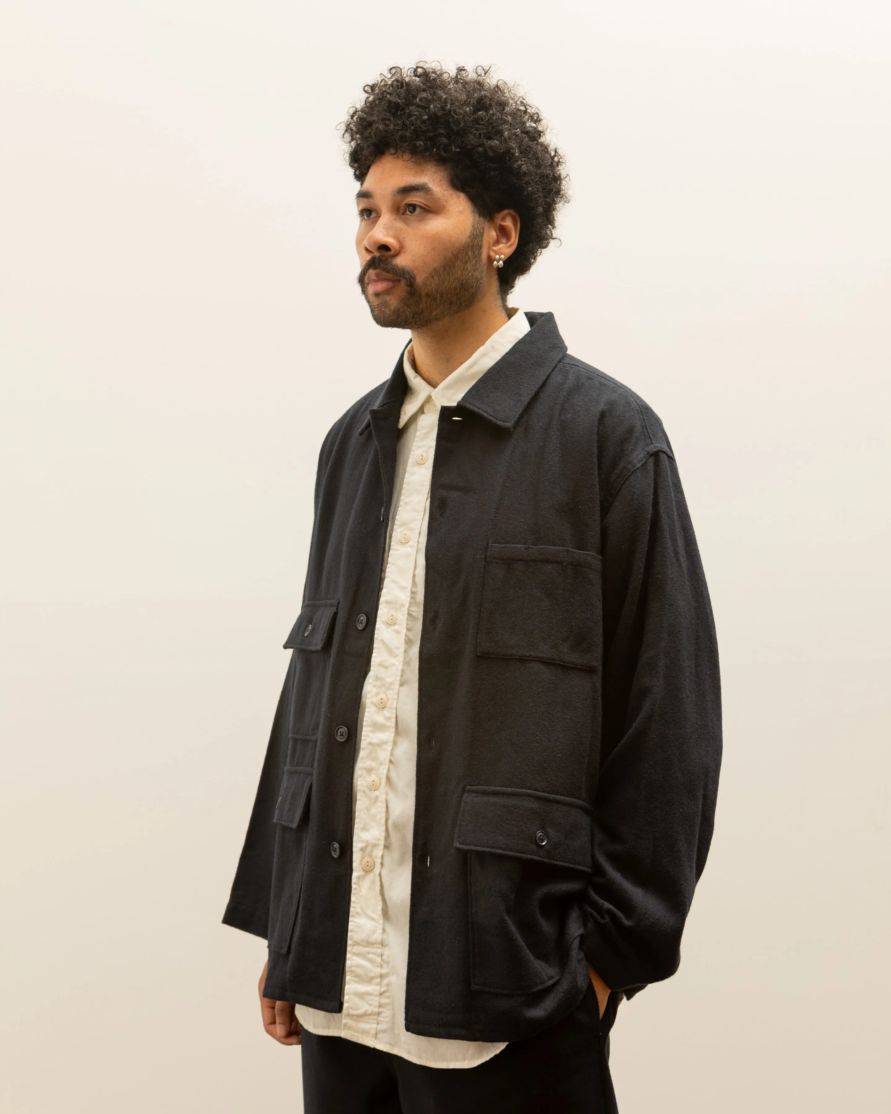 Engineered Garments BA Shirt Jacket, Navy