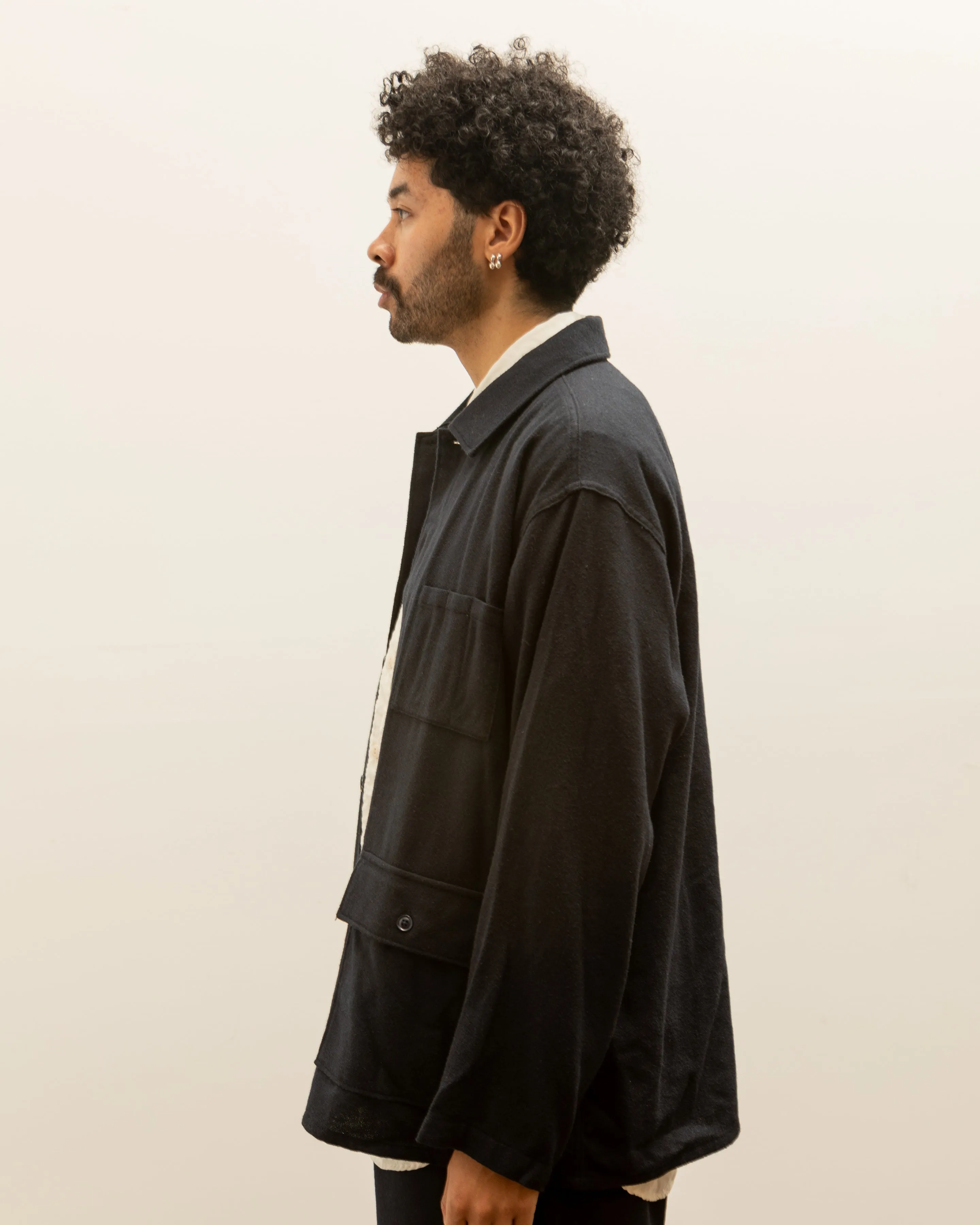 Engineered Garments BA Shirt Jacket, Navy