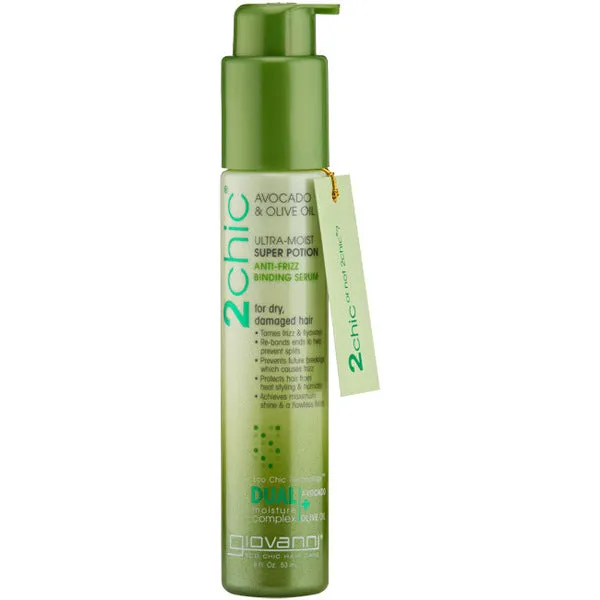 GIOVANNI - 2Chic Ultra-Moist Super Potion Anti-Frizz Binding Serum - 1.8 fl. oz. (53 ml)