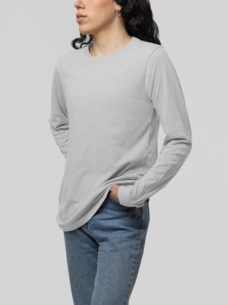 Grey Melange Super Combed Cotton T-Shirt - Eco-Friendly & Pre-Shrunk