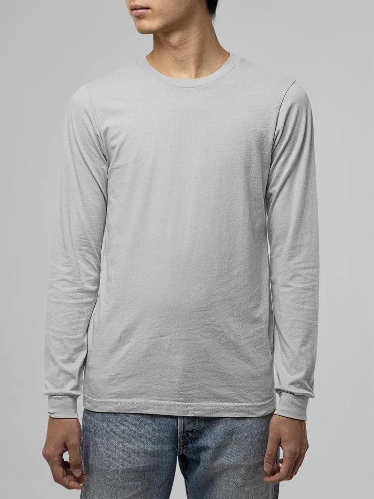 Grey Melange Super Combed Cotton T-Shirt - Eco-Friendly & Pre-Shrunk