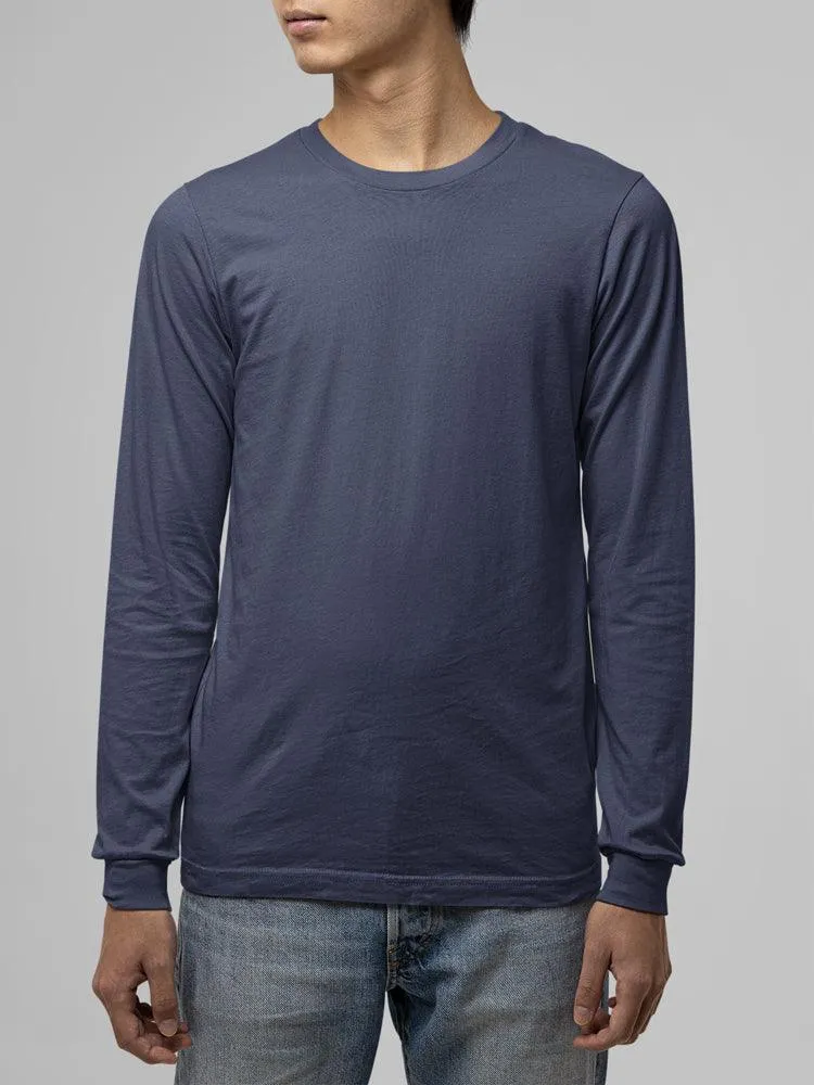 Grey Melange Super Combed Cotton T-Shirt - Eco-Friendly & Pre-Shrunk