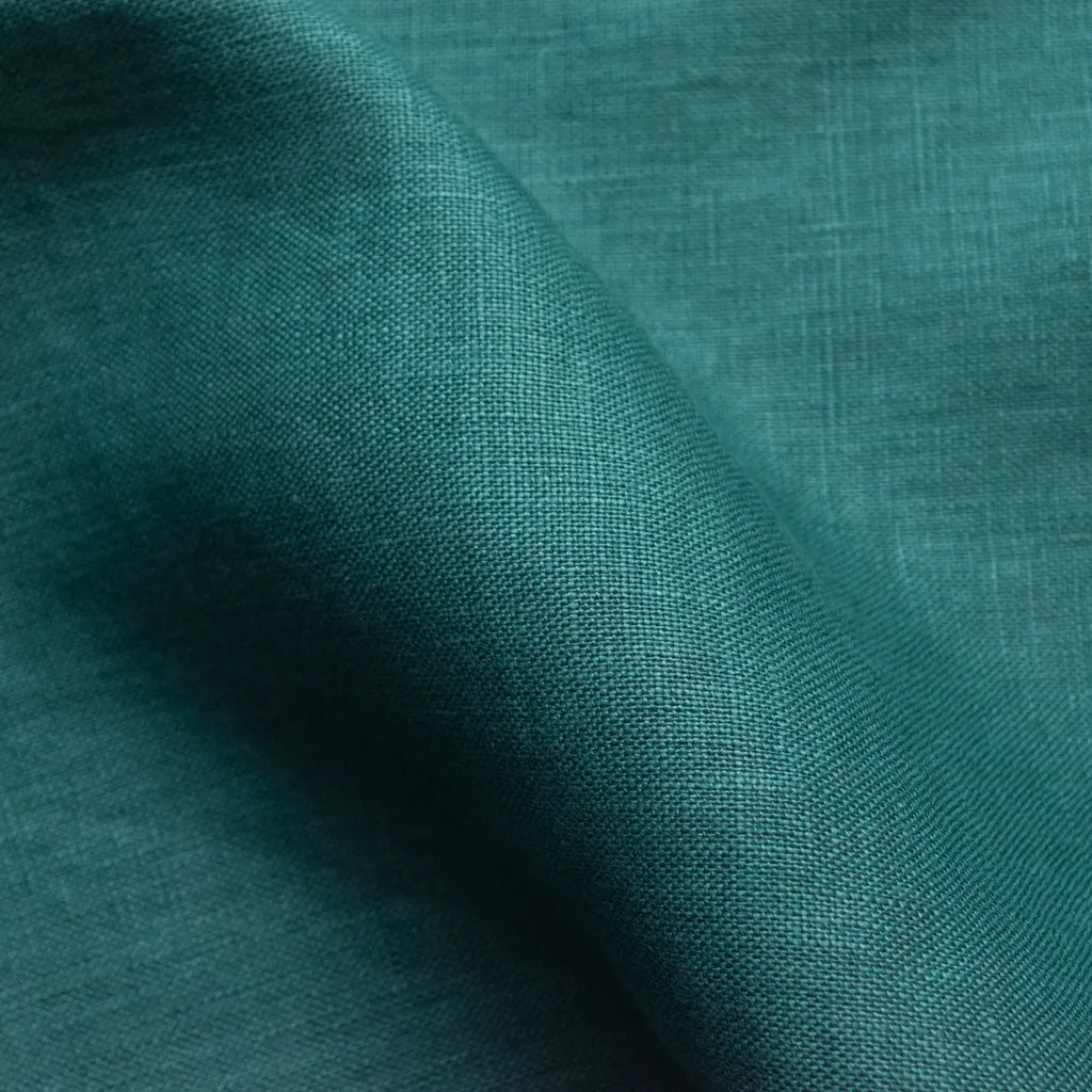 Heavy Linen - Emerald Green