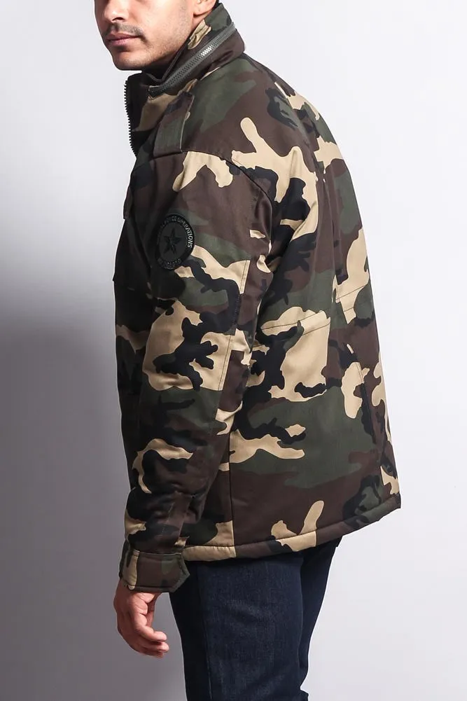 Heavy Twill Padded Military Jacket
