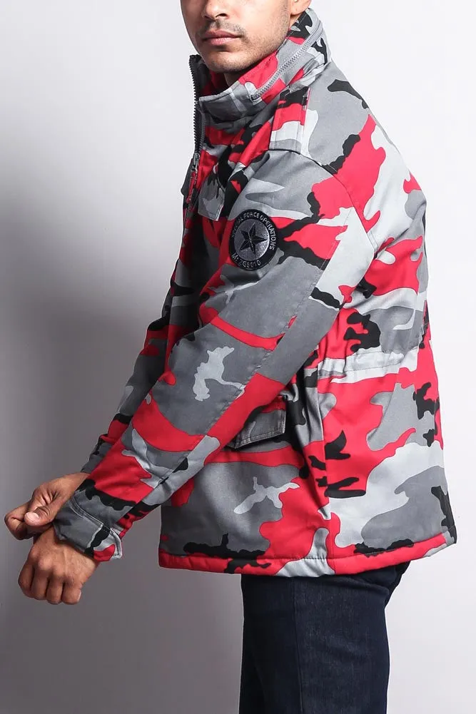 Heavy Twill Padded Military Jacket