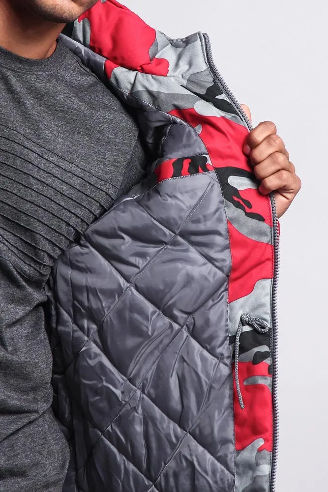 Heavy Twill Padded Military Jacket