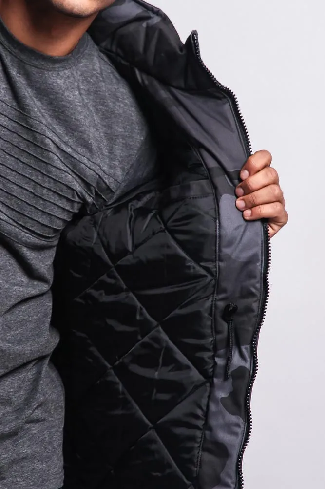 Heavy Twill Padded Military Jacket