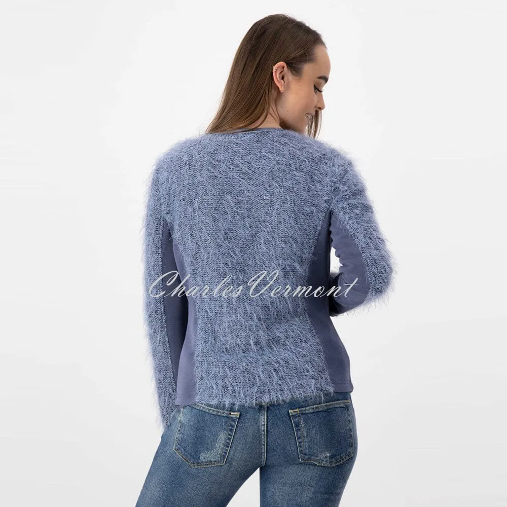 Just White Zip Cardigan – Style J1003