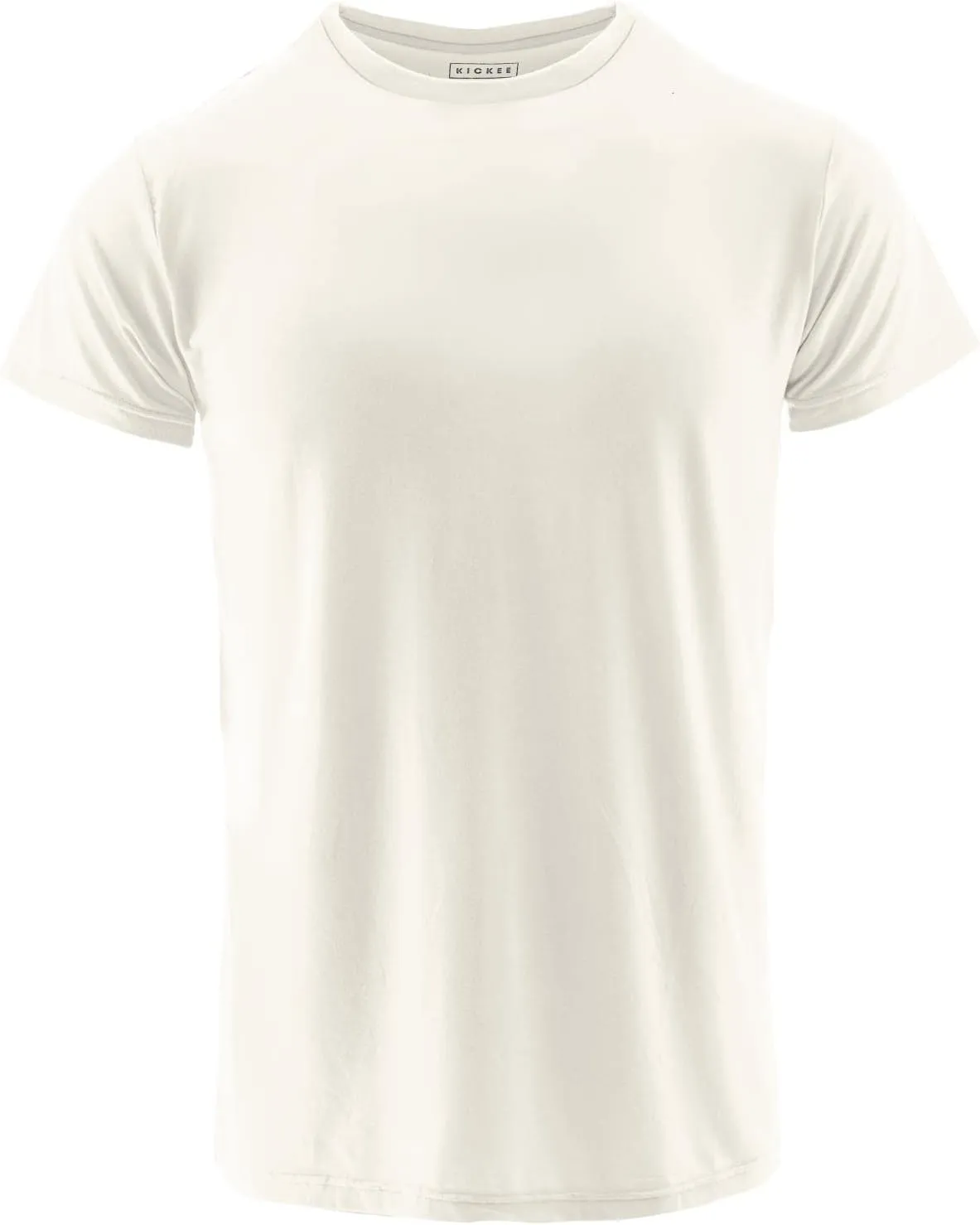 KICKEE Mens Short Sleeve Crew Neck Tee, All-Day Comfy Basic Tee