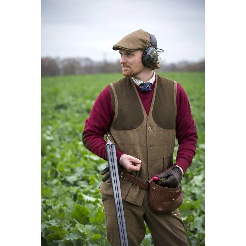 Laksen Bowcombe Tweed Mens Shooting Vest - Firle Tweed