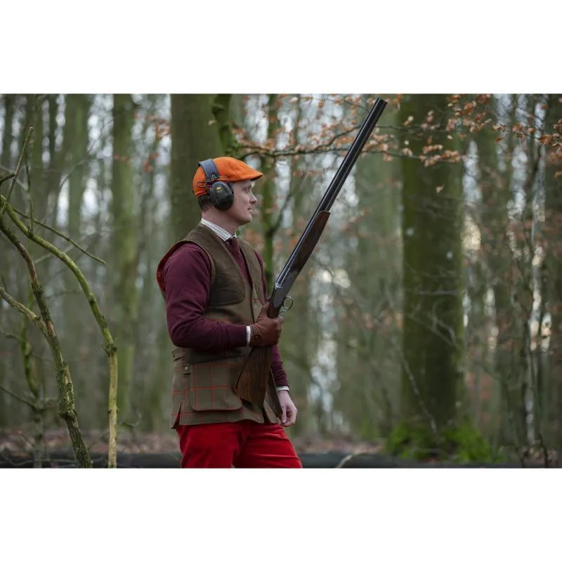 Laksen Leith Tweed Mens Shooting Vest - British Game Alliance