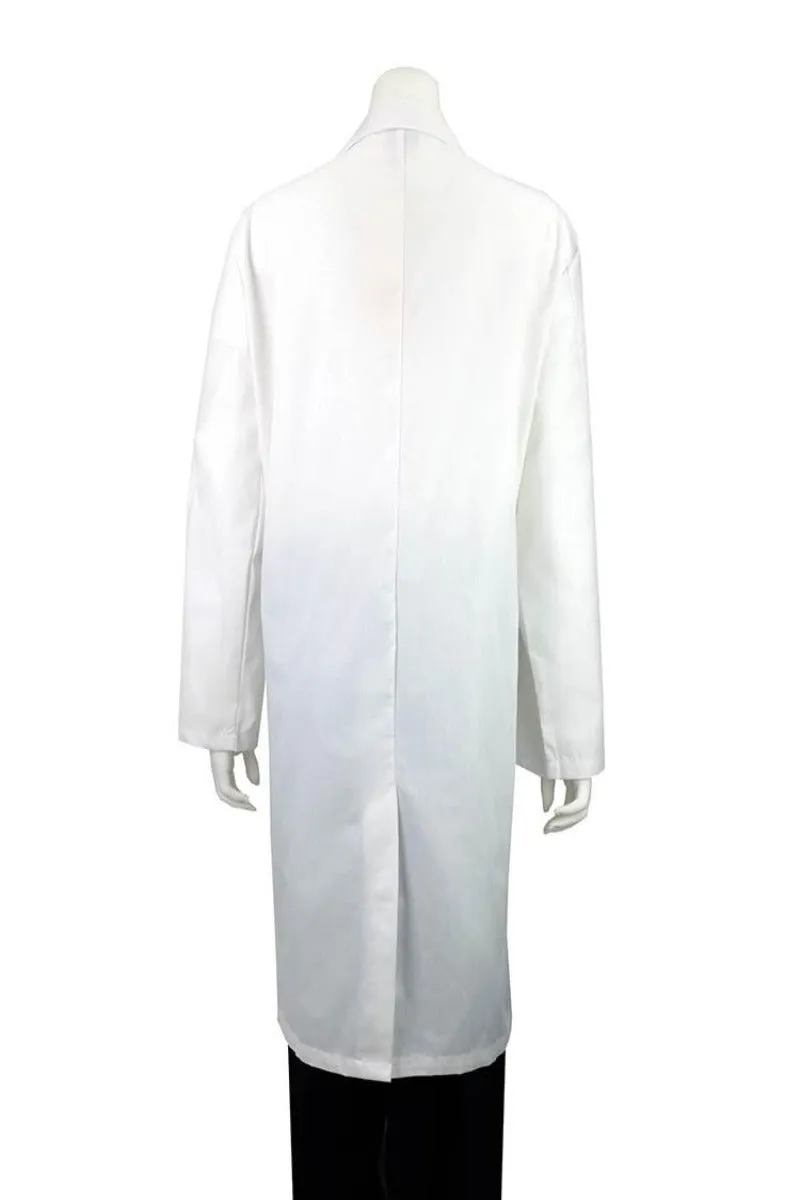 Luv Scrubs Unisex 40" Pocketless Lab Coat | White