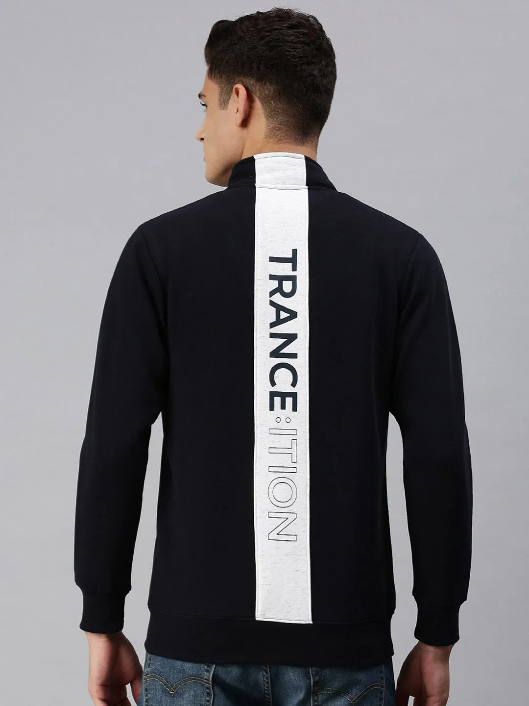 Men Blue Sweatshirt