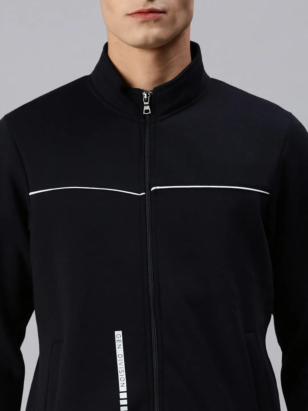 Men Blue Sweatshirt