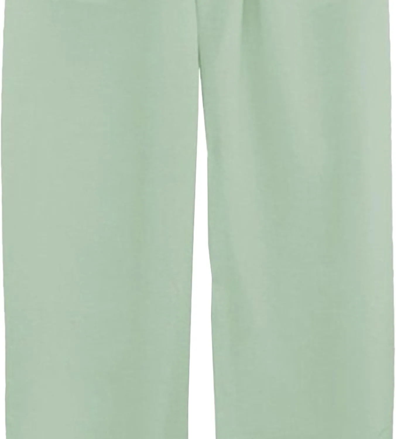 Men's Cotton Linen Drawstring Outdoor Pants Elastic Waist Solid Summer Trousers Baggy Basic Casual Sweatpants
