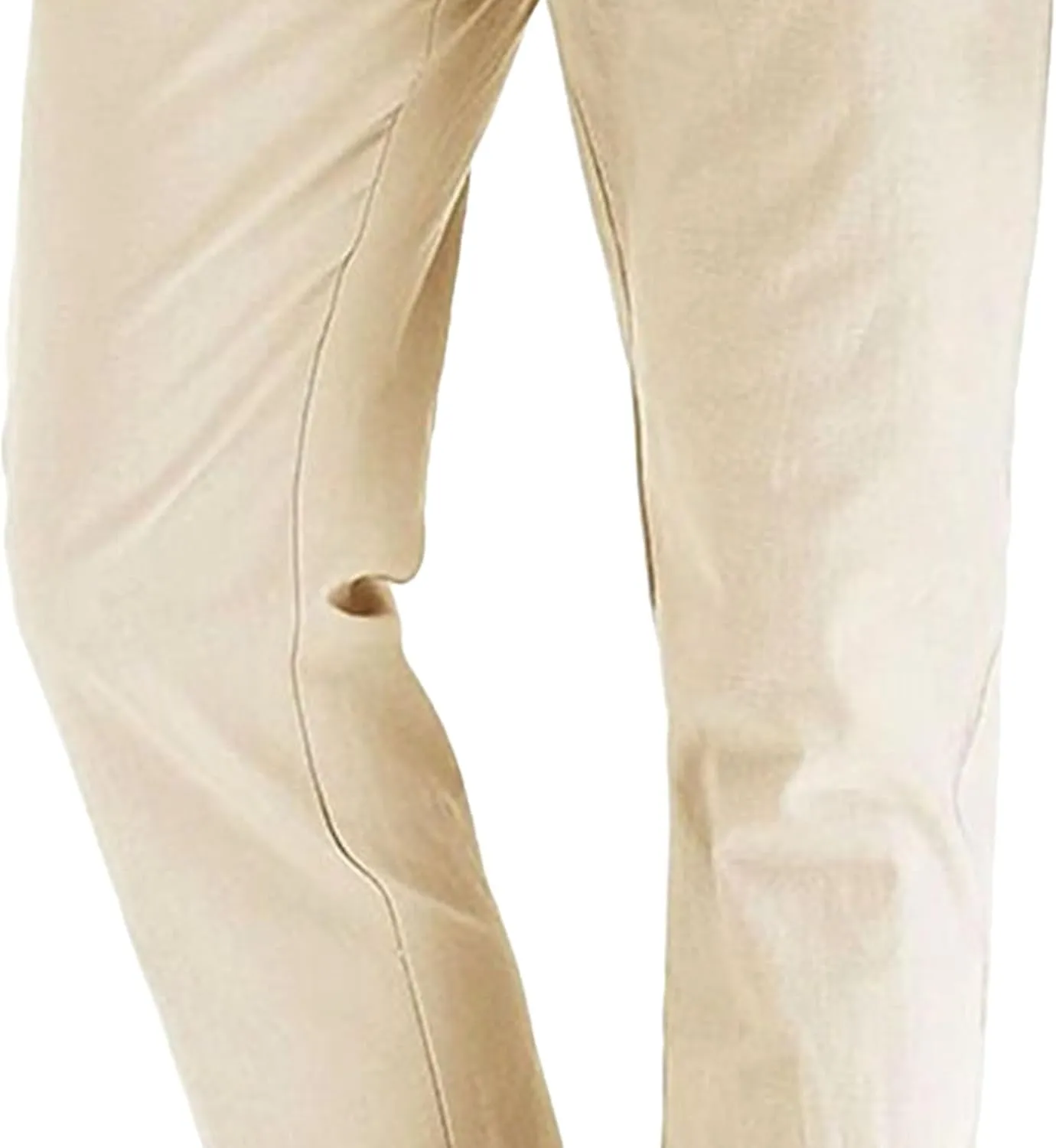 Men's Straight Leg Classic Long Pants Drawstring Elastic Waist Solid Trousers Casual Baggy Solid Sweatpants