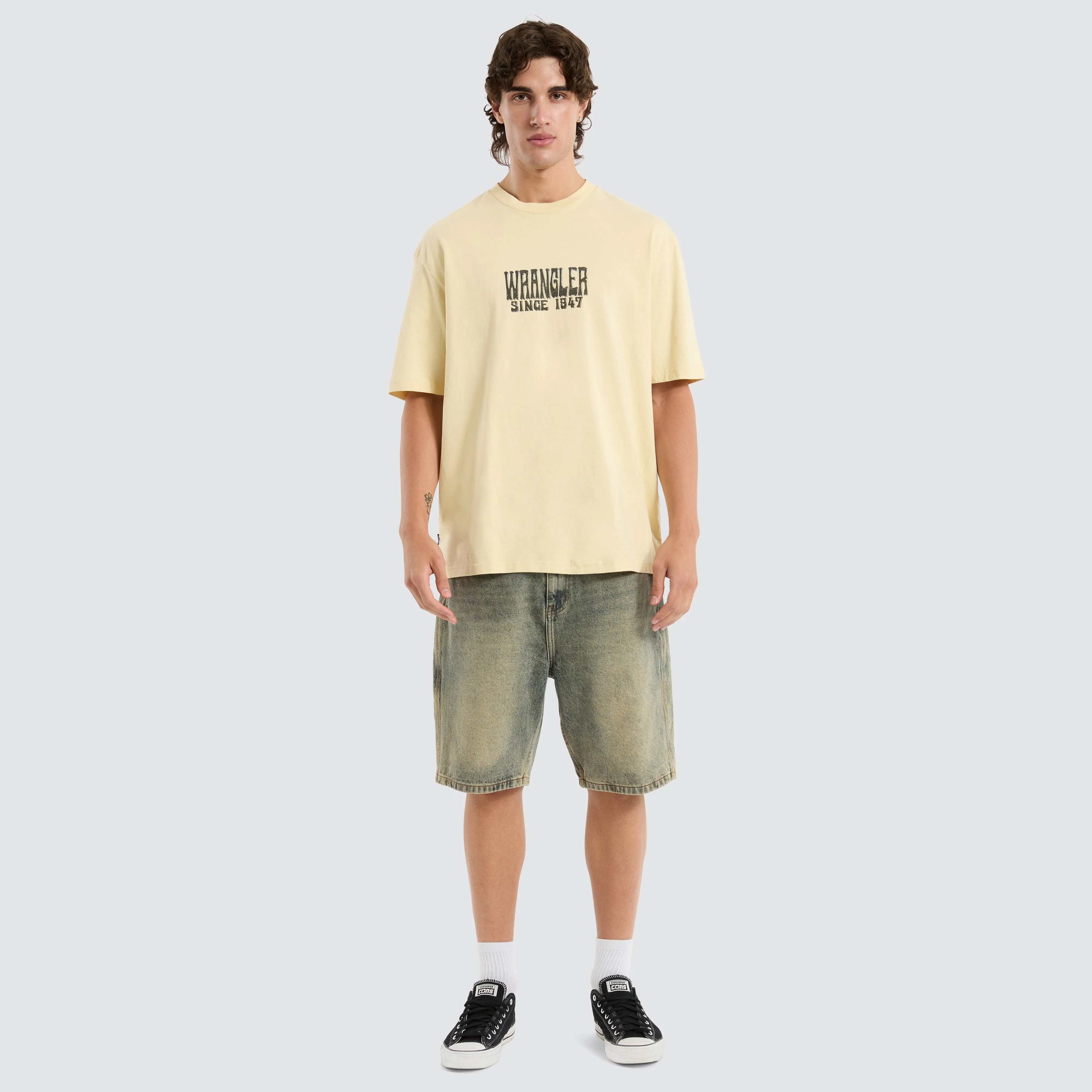 Mind Mirage Slacker Tee White