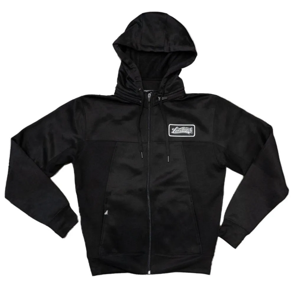 OG Patch Men's Black Poly-Tech Zip Up Hoodie