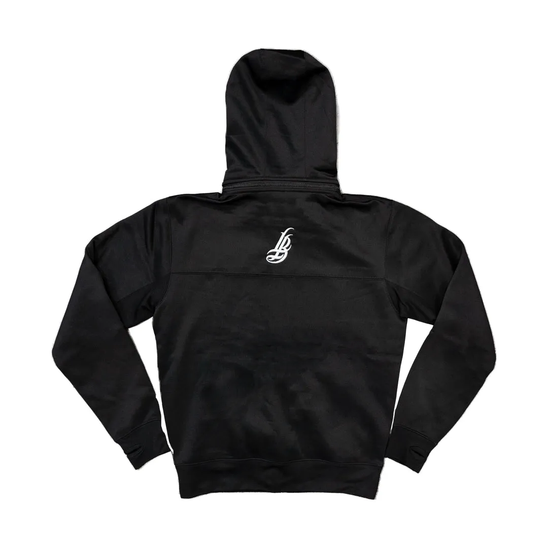 OG Patch Men's Black Poly-Tech Zip Up Hoodie