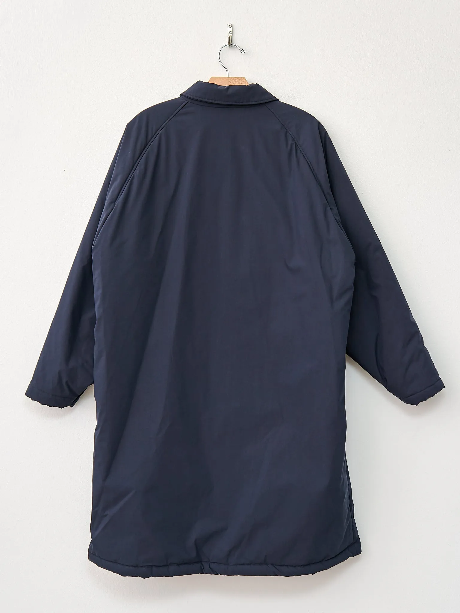 Organic Cotton/Polyester Padded Coat - Navy