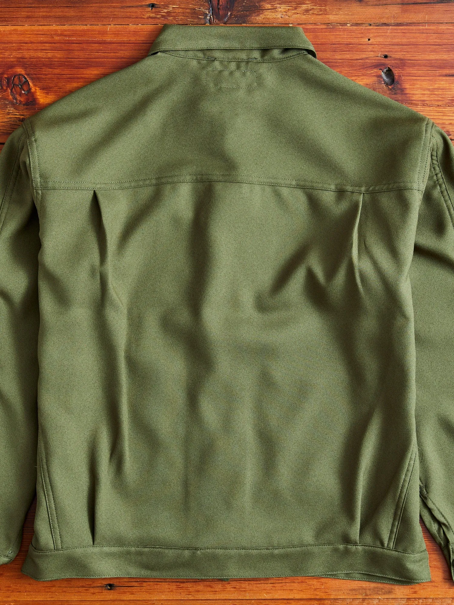 Poly Twill Gardeners Jacket in Olive