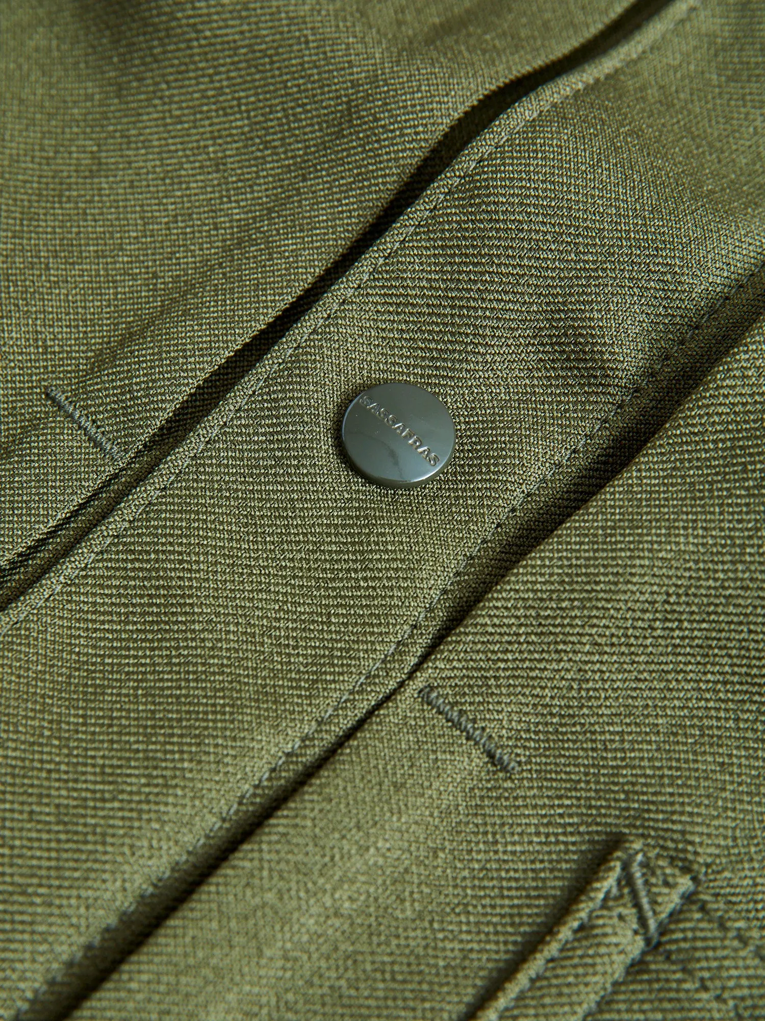 Poly Twill Gardeners Jacket in Olive