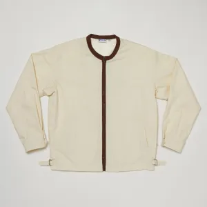 Port Coat III (Ivory x Brown)