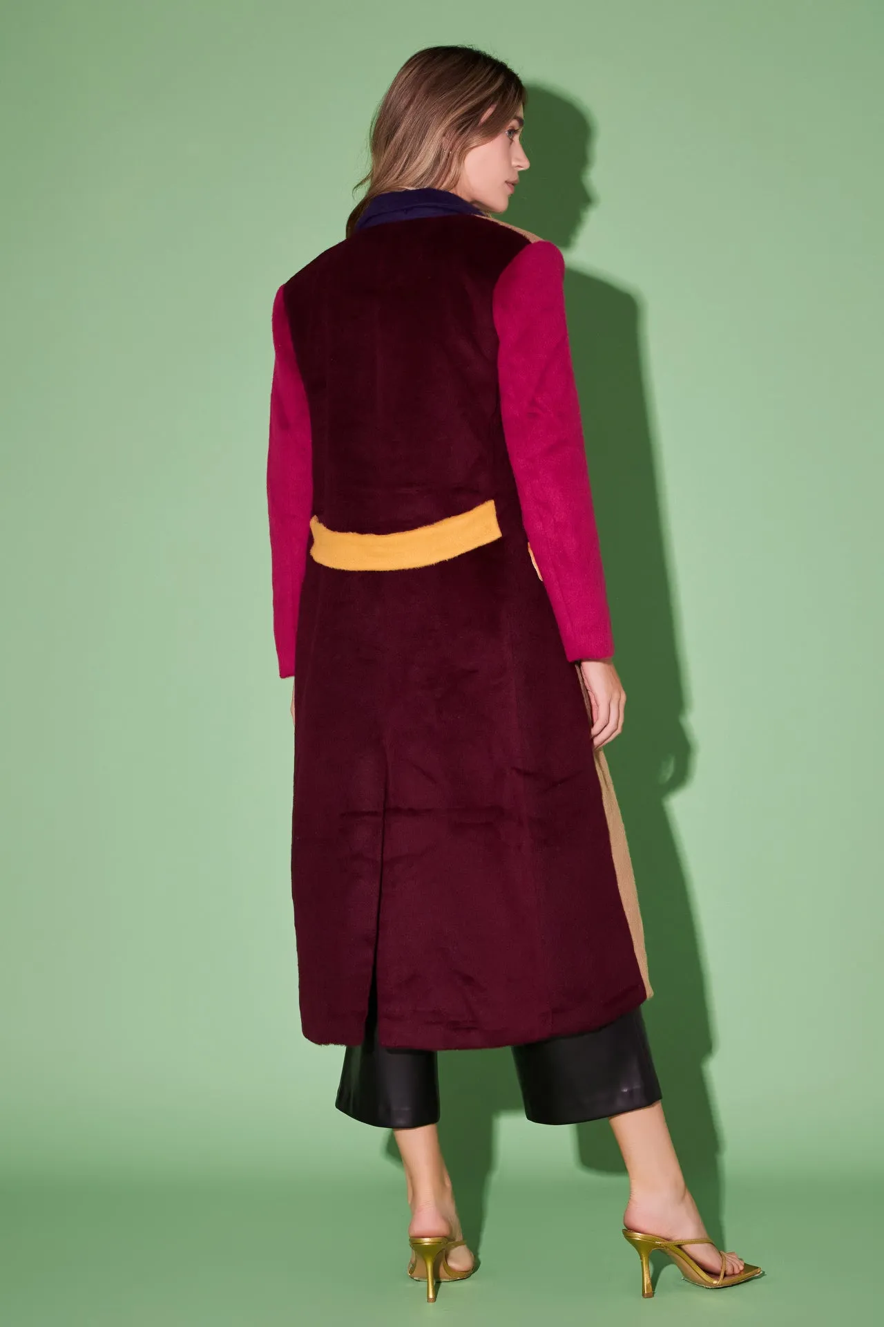 Premium Oversize Color block Coat