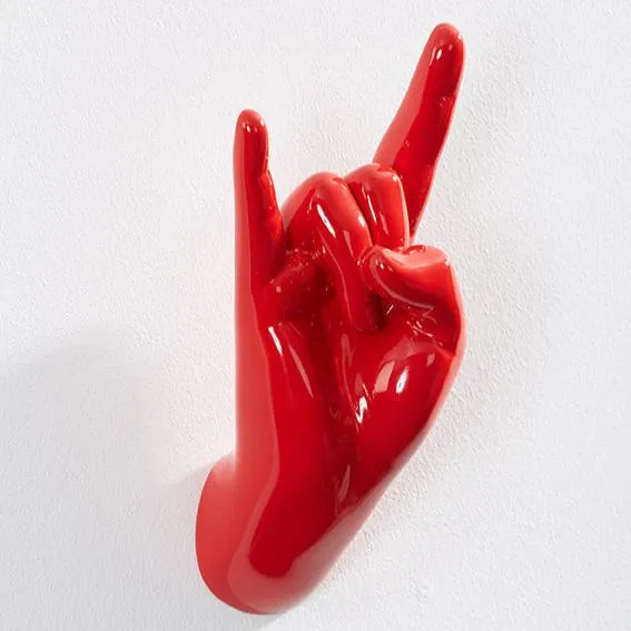 Rock On, hand wall hook by Thelermont Hupton