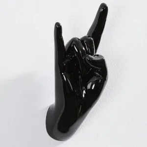 Rock On, hand wall hook by Thelermont Hupton