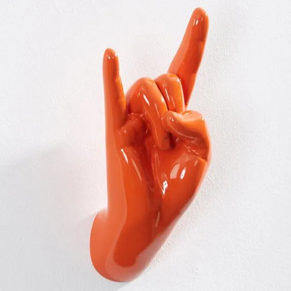 Rock On, hand wall hook by Thelermont Hupton