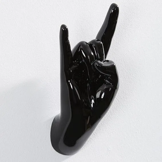 Rock On, hand wall hook by Thelermont Hupton