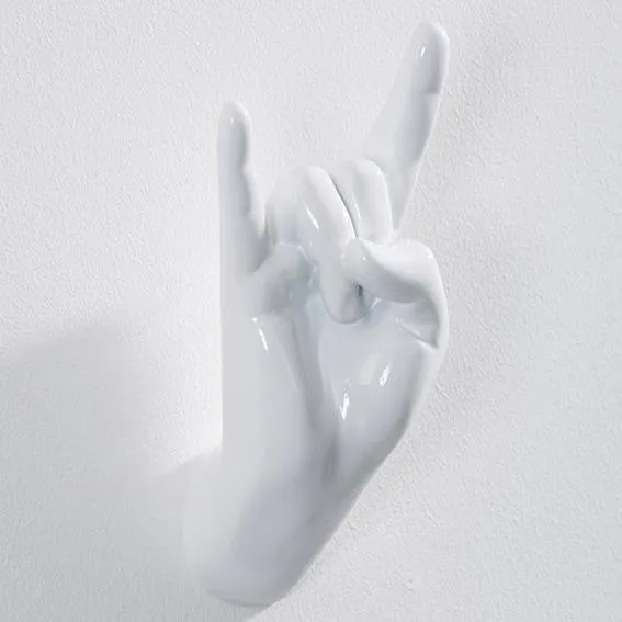 Rock On, hand wall hook by Thelermont Hupton