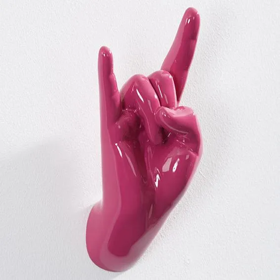 Rock On, hand wall hook by Thelermont Hupton