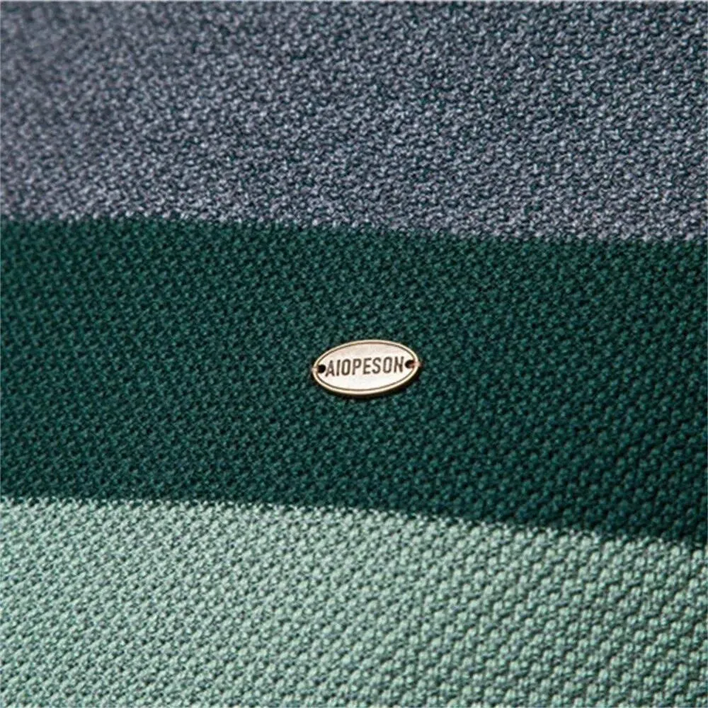 Spliced Cotton Sweater