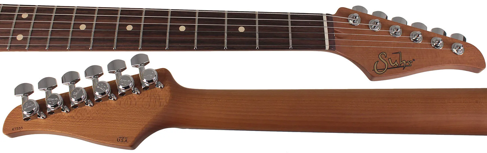 Suhr Select Standard Guitar, Roasted Neck, 3-Tone Burst