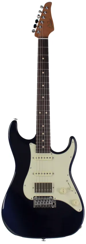 Suhr Select Standard Guitar, Roasted Neck, Mercedes Blue Metallic