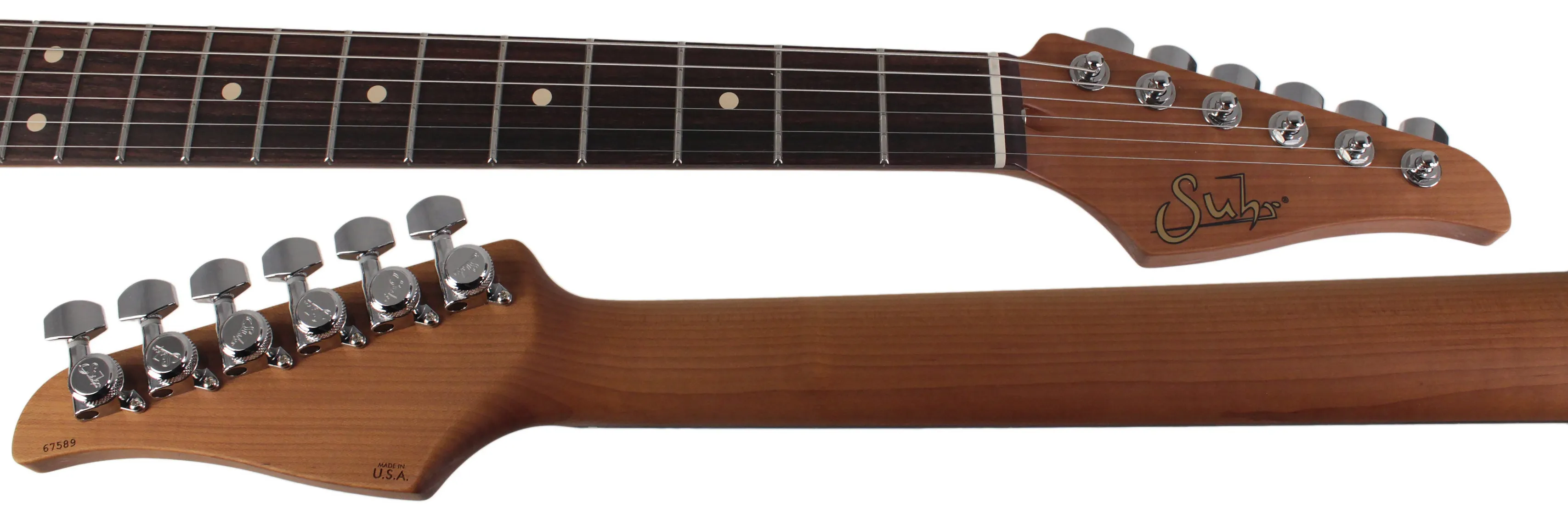 Suhr Select Standard Guitar, Roasted Neck, Mercedes Blue Metallic