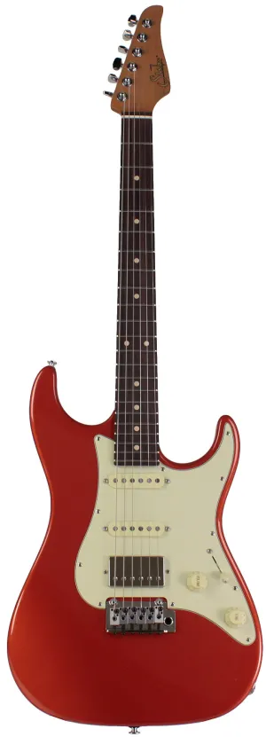 Suhr Select Standard Guitar, Roasted Neck, Orange Crush Metallic