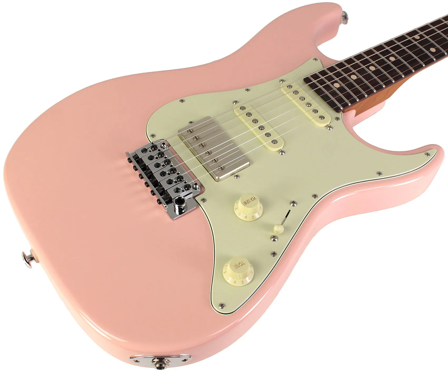 Suhr Select Standard Guitar, Roasted Neck, Shell Pink