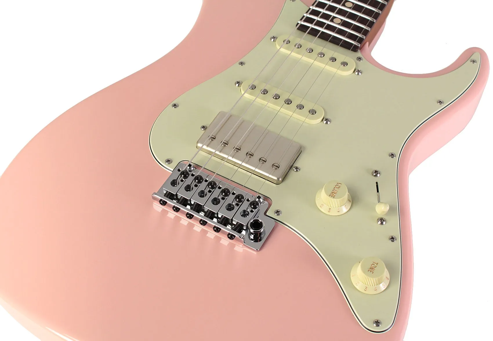 Suhr Select Standard Guitar, Roasted Neck, Shell Pink