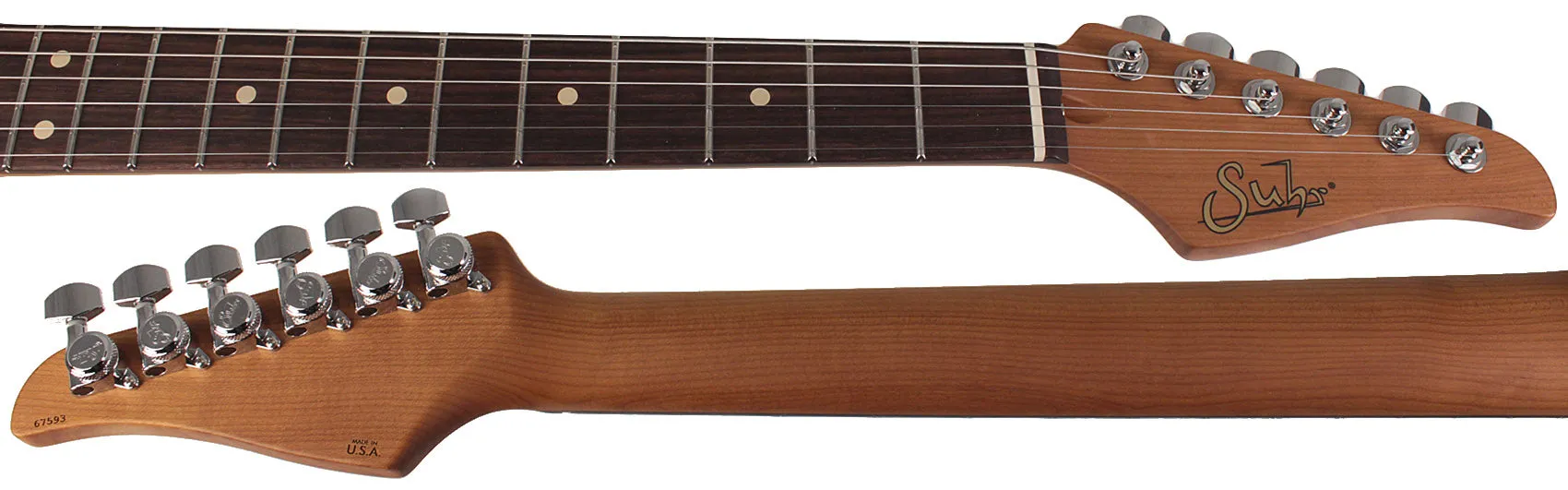 Suhr Select Standard Guitar, Roasted Neck, Tobacco Burst