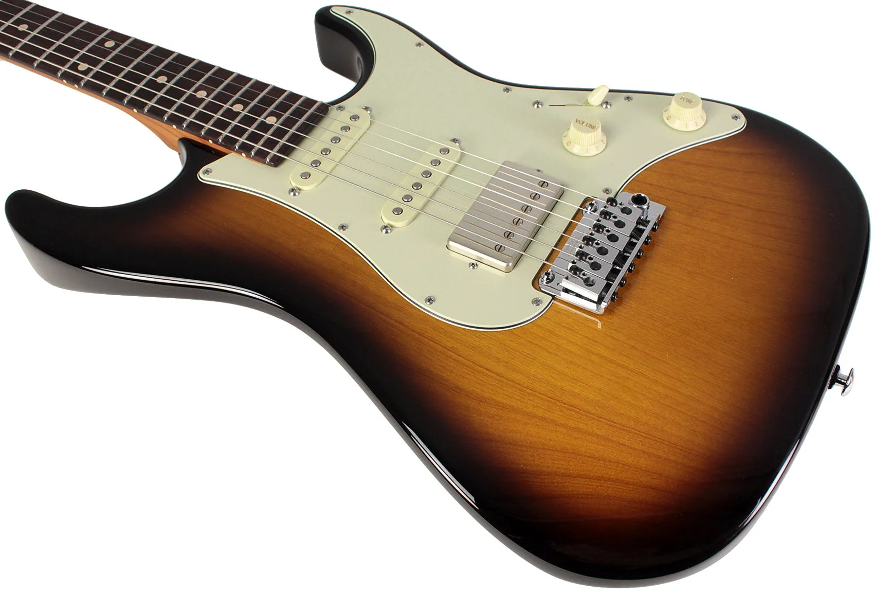 Suhr Select Standard Guitar, Roasted Neck, Tobacco Burst