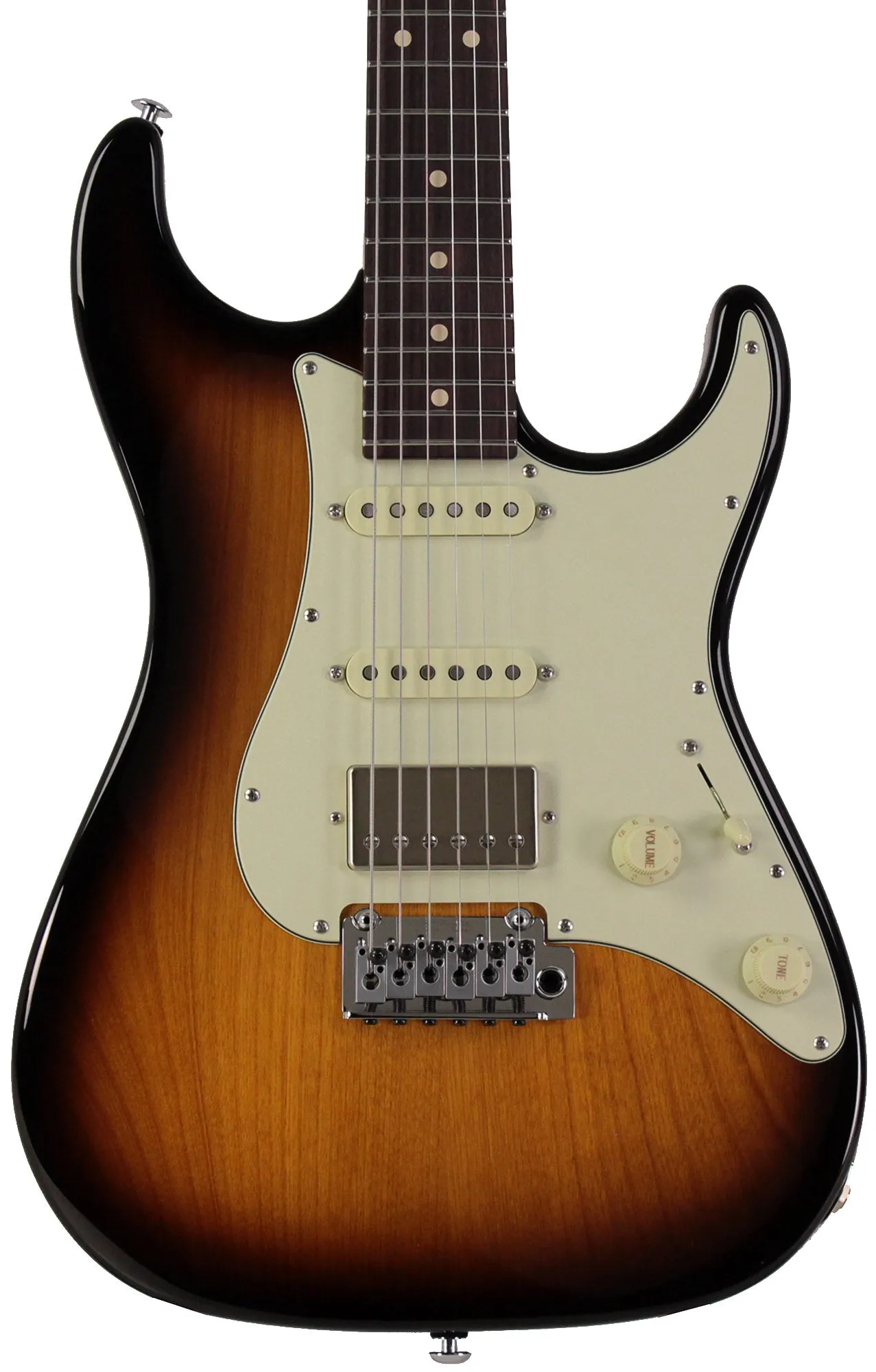 Suhr Select Standard Guitar, Roasted Neck, Tobacco Burst